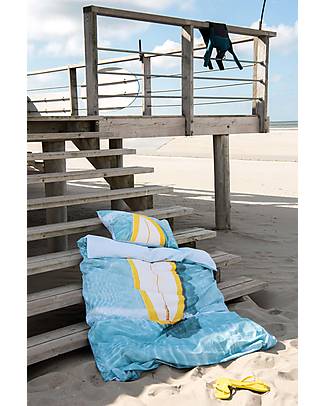 Snurk Set Copripiumino e Federa - Surfer - Letto Singolo - 140 x 200/220 cm - 100% Cotone Bracciali