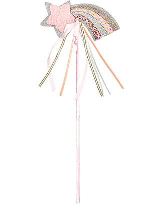 Souza! Bacchetta Magica Arcobaleno - Rosa - 35cm Travestimenti