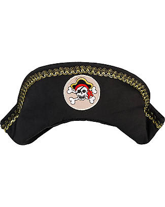 Souza! Cappello Duncan per Costume Pirata - Grigio - Ricco di Dettagli Travestimenti