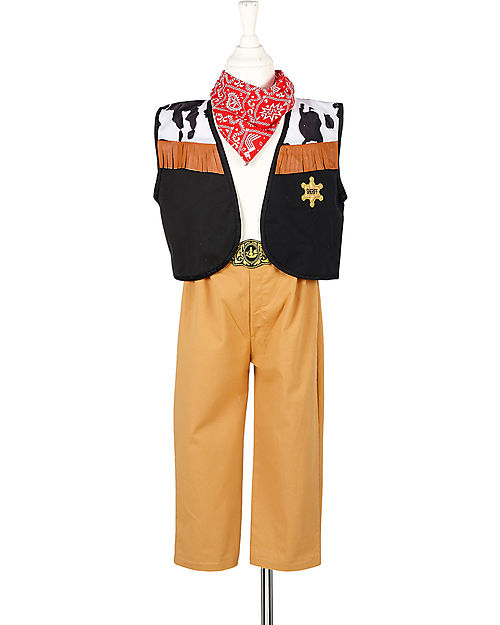 Souza! Costume Chuck il Cowboy - Multicolor - con Bandana Cintura e Stemma Travestimenti