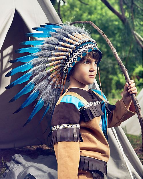 Souza! Costume da Indiano Atohi - Marrone - Divertimento e Immaginazione! Travestimenti