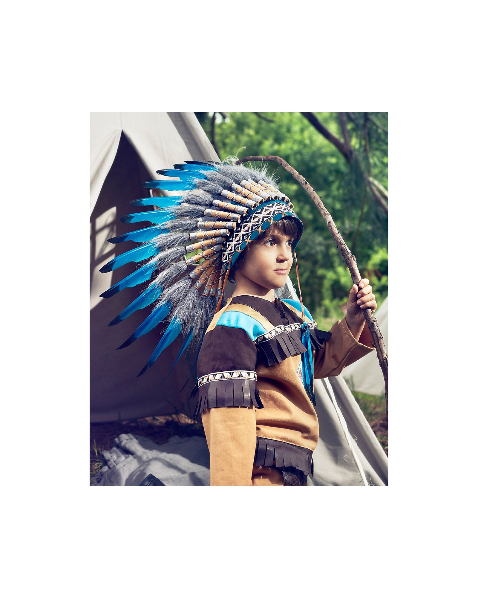 Souza! Costume da Indiano Atohi - Marrone - Divertimento e Immaginazione!  bambino