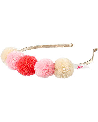 Souza! Tiara Rosa con Pompom - Multicolor Travestimenti