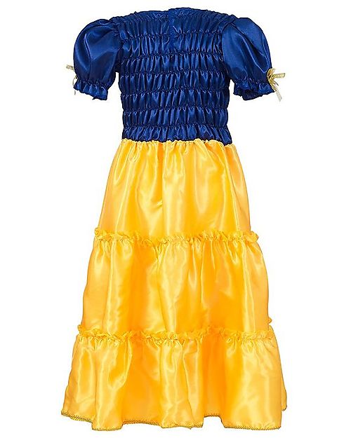 Souza! Vestito Selina - Blu Rosso Giallo - Trasformati in una Principessa delle Fiabe! Travestimenti