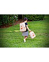 SoYoung Zaino Scuola 6-11 anni, Dinosauro Blu - Lino grezzo, lavabile in lavatrice! Zaini Scuola