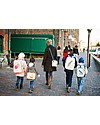 SoYoung Zaino Scuola 6-11 anni, Dinosauro Blu - Lino grezzo, lavabile in lavatrice! Zaini Scuola