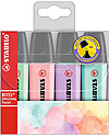 Stabilo Astuccio da 4 Evidenziatori Pastello Stabilo Boss Disegnare e Colorare