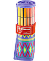 Stabilo Pennarelli Pen 68 Rotolo Festival Spirit da 25, Colori assortiti Disegnare e Colorare