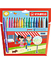 Stabilo Pennarelli Power, astuccio da 18 - colori assortiti Disegnare e Colorare