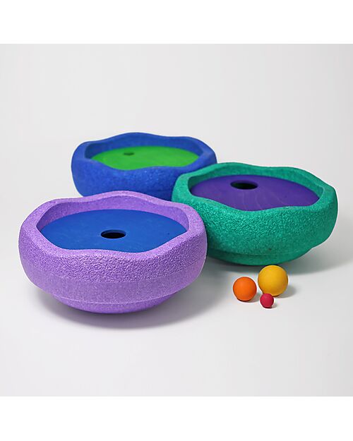 Stapelstein Elementi Impilabili Original Cool Classic + Set Dischi Rotanti - Cool Classic Giochi di Equilibrio_