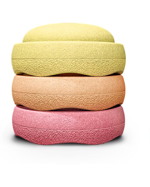 Stapelstein Elementi Impilabili Original Warm Pastel - Ideali per Esercizi di Equilibrio! Giochi di Equilibrio_