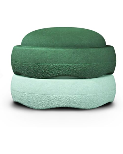 Stapelstein Original Grow Duo - Greens - Materiale Sostenibile Giochi di Equilibrio_