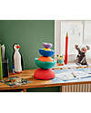 Stapelstein Set 6 Elementi Impilabili Inside - Rainbow Classic - Tre Diverse Dimensioni! Giochi di Equilibrio_