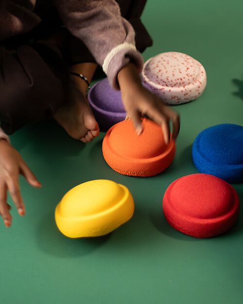 Stapelstein Set 7 Elementi Impilabili Mini - Rainbow Set - Classic - Blush - Edizione Limitata Blush Giochi di Equilibrio_