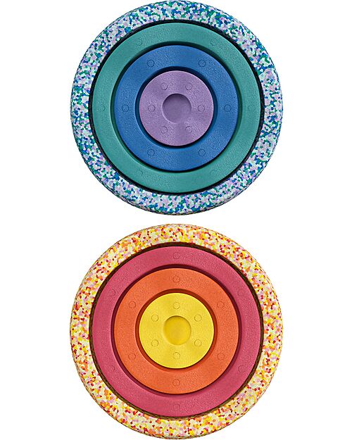 Stapelstein Set 8 Elementi - Inside Set - Classic - Ideali per Esercizi di Equilibrio! Giochi di Equilibrio_