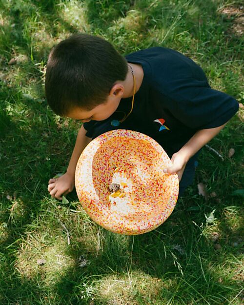 Stapelstein Set di Elementi Impilabili Inside - Warm Classic Original - Progettato per lo Sviluppo Giochi di Equilibrio_