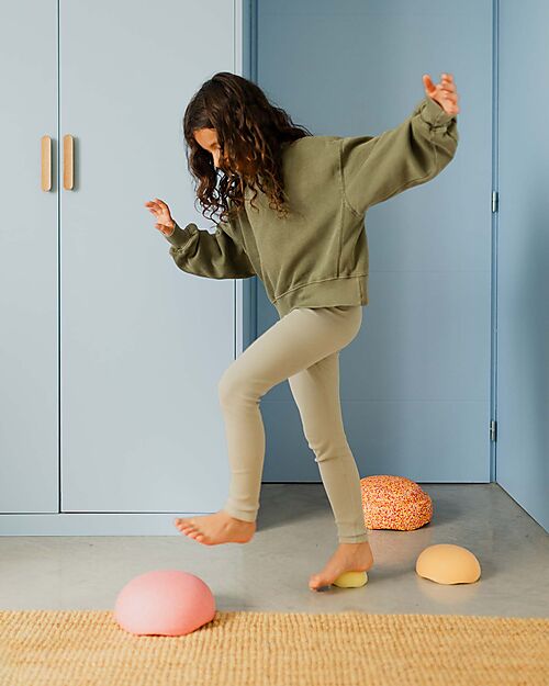 Stapelstein Set Elementi Impilabili Inside - Warm Pastel Original - Progettato per Promuovere lo Sviluppo  Giochi di Equilibrio_