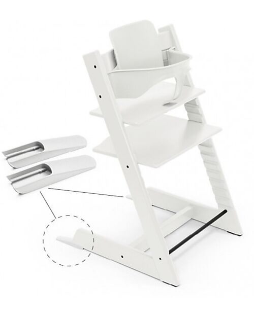 Stokke Baby Set 2 per Sedia Evolutiva Tripp Trapp - Bianco Accessori per Seggioloni