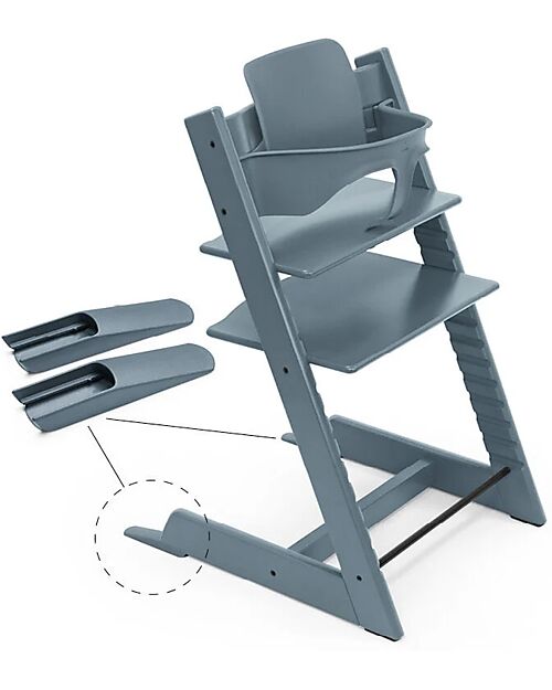 Stokke Baby Set 2 per Sedia Evolutiva Tripp Trapp - Fjord Blue Accessori per Seggioloni