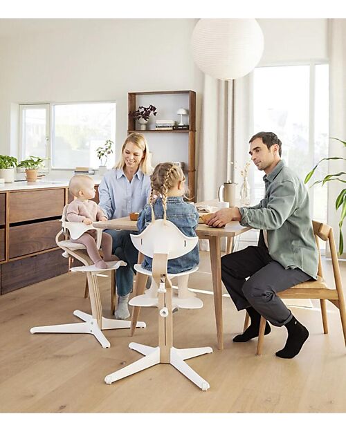 Stokke Baby Set per Sedia Evolutiva Nomi - Bianco Accessori per Seggioloni