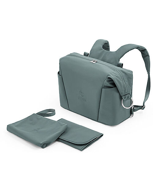 Stokke Borsa Cambio Xplory X 2 in 1 - Cool Teal - Materiale Riciclato Zaini Fasciatoio