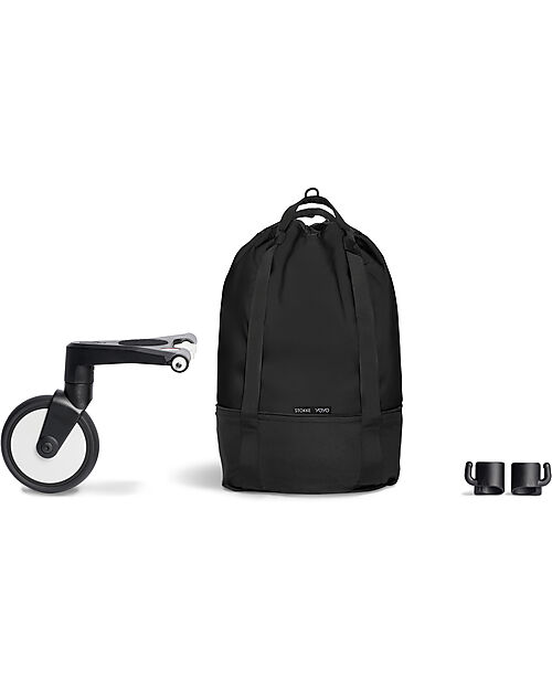 Stokke Borsa su Ruote per Passeggino YOYO3 - Nero Borsa Porta Passeggino