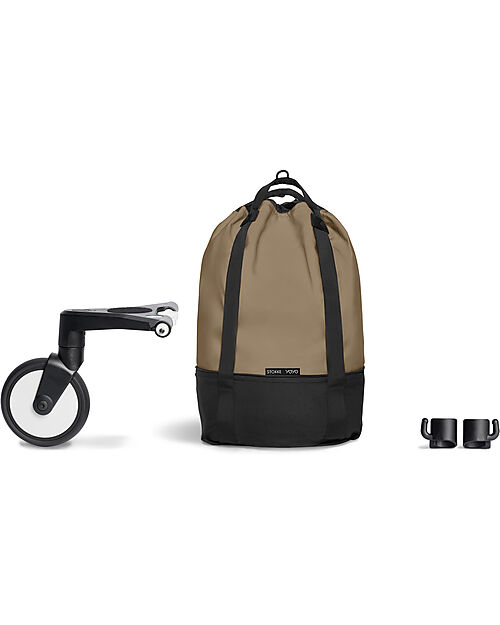 Stokke Borsa su Ruote per Passeggino YOYO3 - Toffee Borsa Porta Passeggino