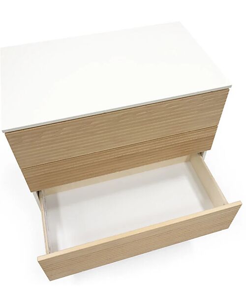 Stokke Cassettiera Sleepi - con Cassetti - Bianco/Naturale - in Legno Cassettiere