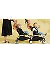 Stokke Connect - Bianco - Trasforma il Passeggino YOYO3 in Fratellare! Passeggini Trio e Duo