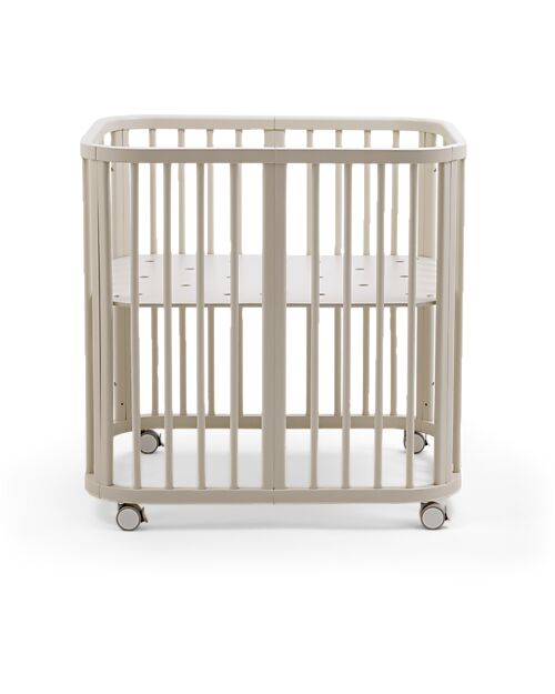 Stokke Culla Evolutiva Nighti Mini - Vanilla White - Legno di Faggio Lettini con Sbarre