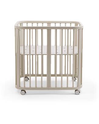 Stokke Culla Evolutiva Nighti Mini - Vanilla White - Legno di Faggio Lettini con Sbarre