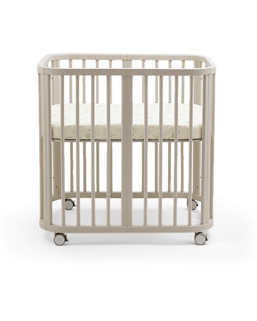 Stokke Culla Evolutiva Nighti Mini - Vanilla White - Legno di Faggio Lettini con Sbarre