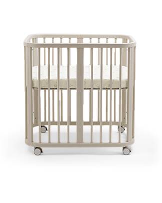 Stokke Culla Evolutiva Nighti Mini - Vanilla White - Legno di Faggio Lettini con Sbarre