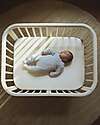 Stokke Culla Evolutiva Nighti Mini - Vanilla White - Legno di Faggio Lettini con Sbarre