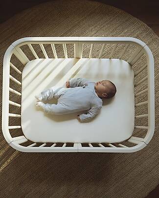 Stokke Culla Evolutiva Nighti Mini - Vanilla White - Legno di Faggio Lettini con Sbarre