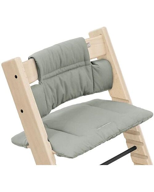 Stokke Cuscino per Sedia Evolutiva Tripp Trapp - Glacier Green - Cotone Bio Accessori per Seggioloni