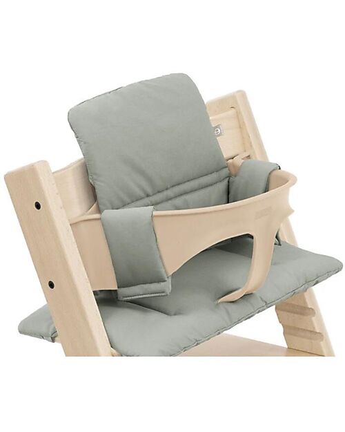 Stokke Cuscino per Sedia Evolutiva Tripp Trapp - Glacier Green - Cotone Bio Accessori per Seggioloni
