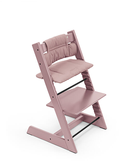 Stokke Cuscino per Sedia Evolutiva Tripp Trapp - Malva - Cotone Bio Accessori per Seggioloni