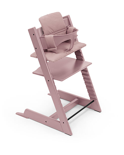 Stokke Cuscino per Sedia Evolutiva Tripp Trapp - Malva - Cotone Bio Accessori per Seggioloni