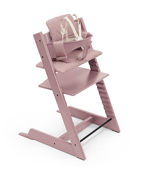 Stokke Cuscino per Sedia Evolutiva Tripp Trapp - Malva - Cotone Bio Accessori per Seggioloni