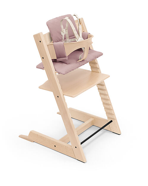 Stokke Cuscino per Sedia Evolutiva Tripp Trapp - Malva - Cotone Bio Accessori per Seggioloni