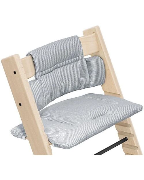 Stokke Cuscino per Sedia Evolutiva Tripp Trapp - Nordic Blue - Cotone Bio Accessori per Seggioloni