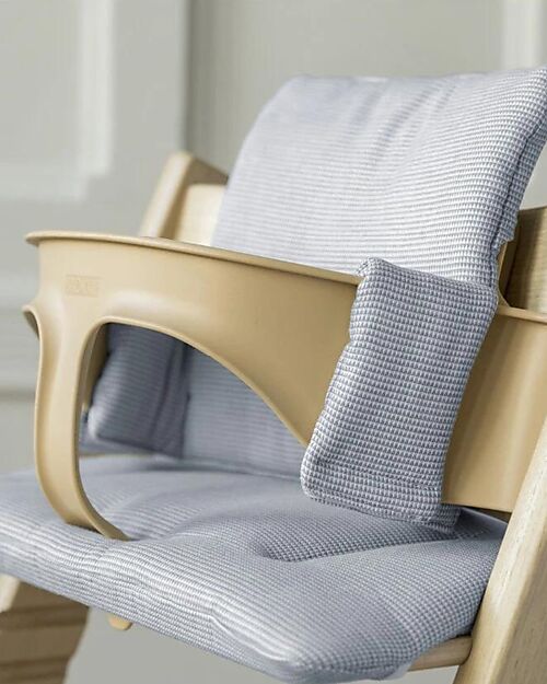 Stokke Cuscino per Sedia Evolutiva Tripp Trapp - Nordic Blue - Cotone Bio Accessori per Seggioloni