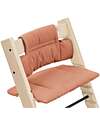 Stokke Cuscino per Sedia Evolutiva Tripp Trapp - Terracotta - Cotone Bio Accessori per Seggioloni