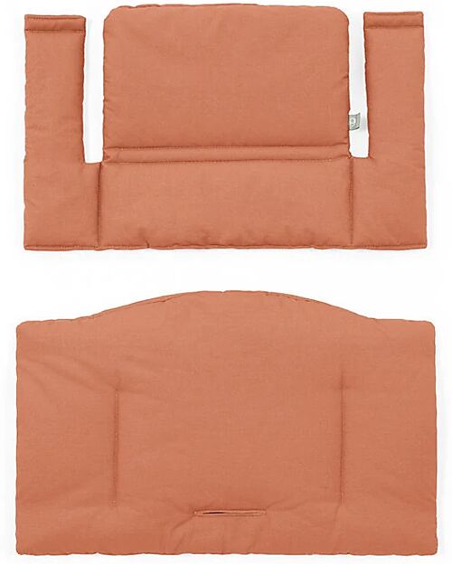 Stokke Cuscino per Sedia Evolutiva Tripp Trapp - Terracotta - Cotone Bio Accessori per Seggioloni