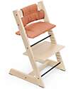 Stokke Cuscino per Sedia Evolutiva Tripp Trapp - Terracotta - Cotone Bio Accessori per Seggioloni