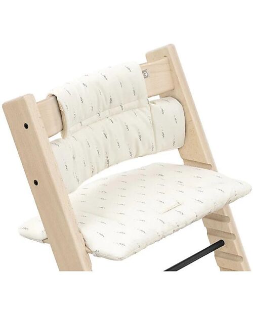 Stokke Cuscino per Sedia Evolutiva Tripp Trapp - Wheat Cream Cotone Bio Accessori per Seggioloni