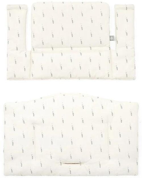 Stokke Cuscino per Sedia Evolutiva Tripp Trapp - Wheat Cream Cotone Bio Accessori per Seggioloni