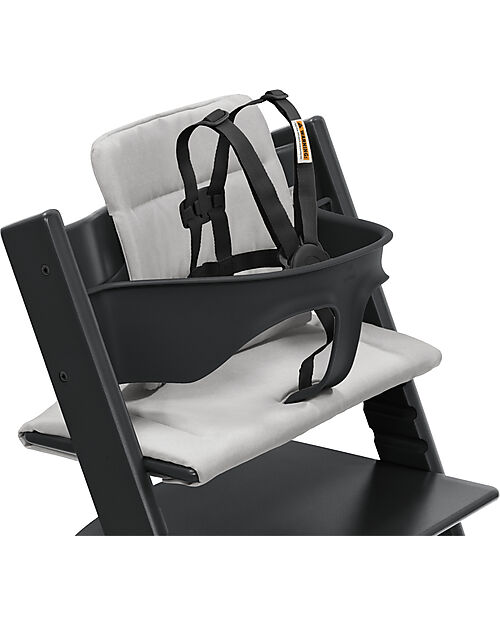 Stokke Cuscino per Sedia Evolutiva Tripp Trapp® - Antracite - 100% Materiale Riciclato Accessori per Seggioloni
