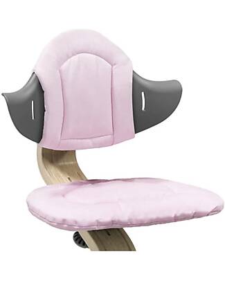 Stokke Cuscino per Seggiolone Evolutivo Nomi - Grey Pink - Reversibile Accessori per Seggioloni